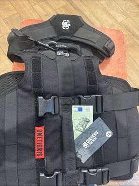 Tactical Dog Harness - Black